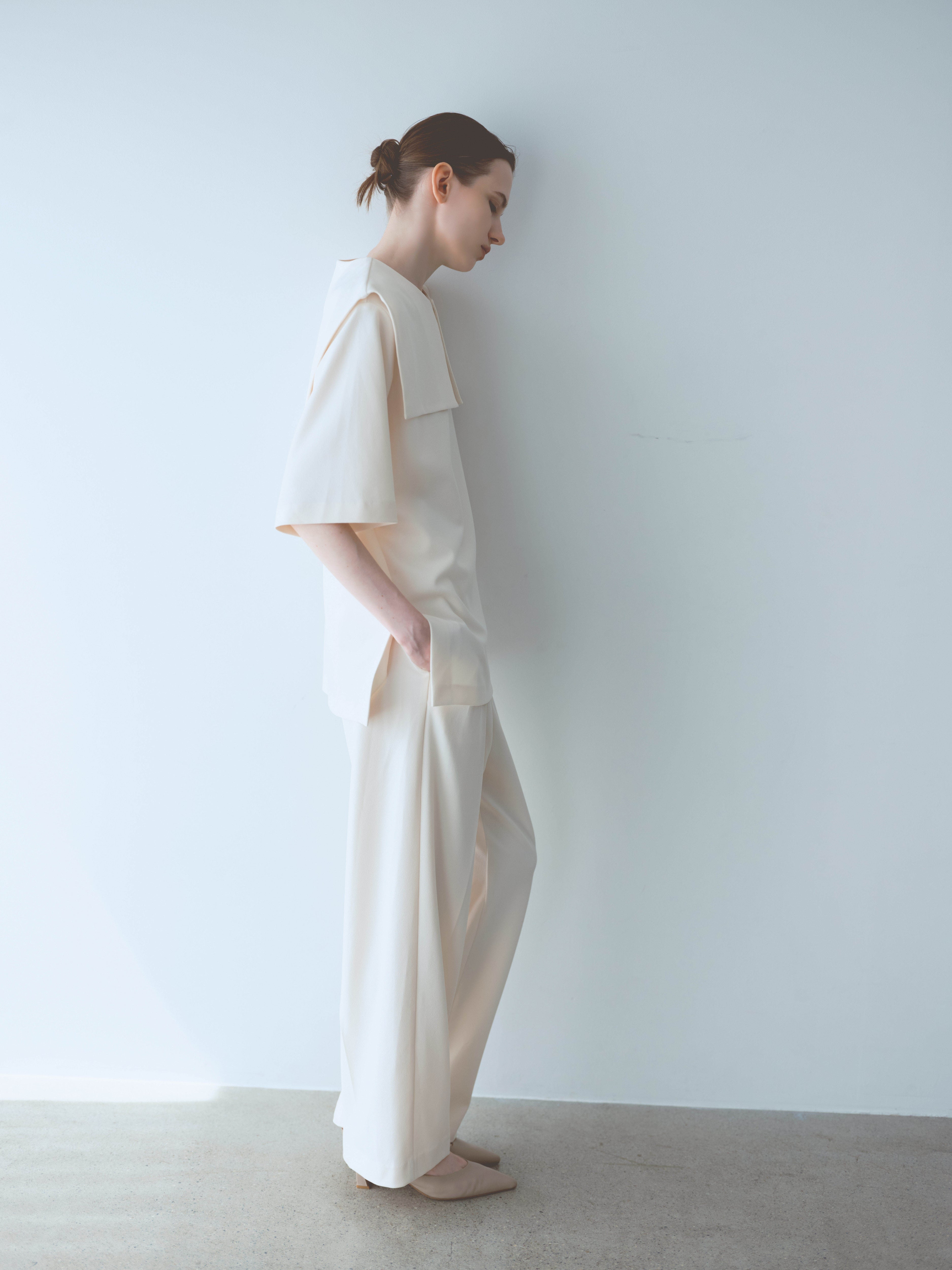 ウォッシャブルサスペンダーパンツ(OFF-WHITE) 𝖶𝖺𝗌𝗁𝖺𝖻𝗅𝖾 𝖲𝗎𝗌𝗉𝖾𝗇𝖽𝖾𝗋 𝖯𝖺𝗇𝗍𝗌