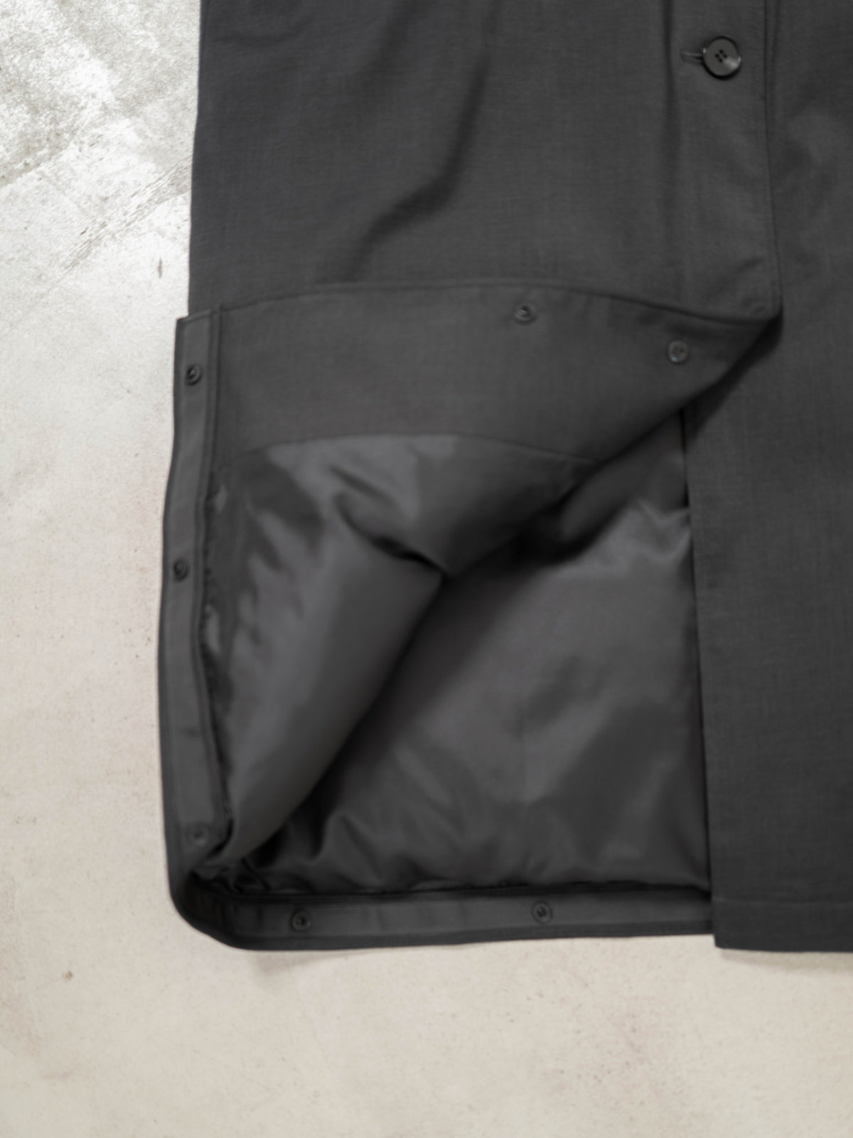 ラグランロングダウンコート／ RAGLAN LONG DOWN COAT