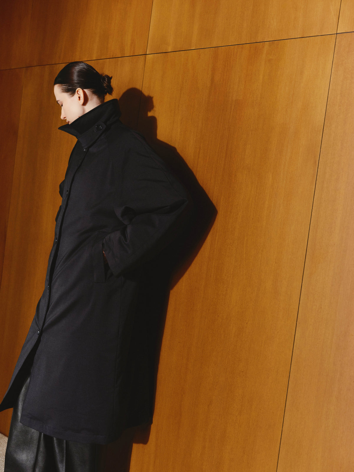 ラグランロングダウンコート／ RAGLAN LONG DOWN COAT