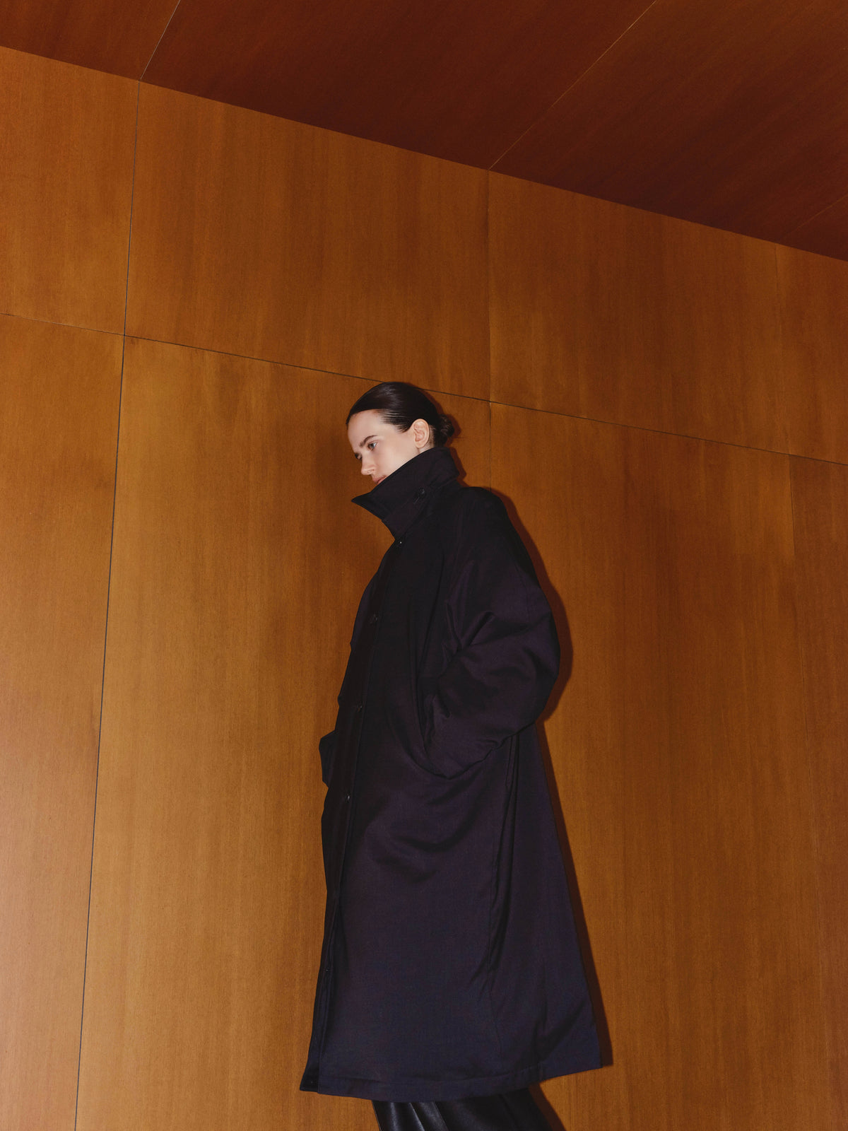 ラグランロングダウンコート／ RAGLAN LONG DOWN COAT