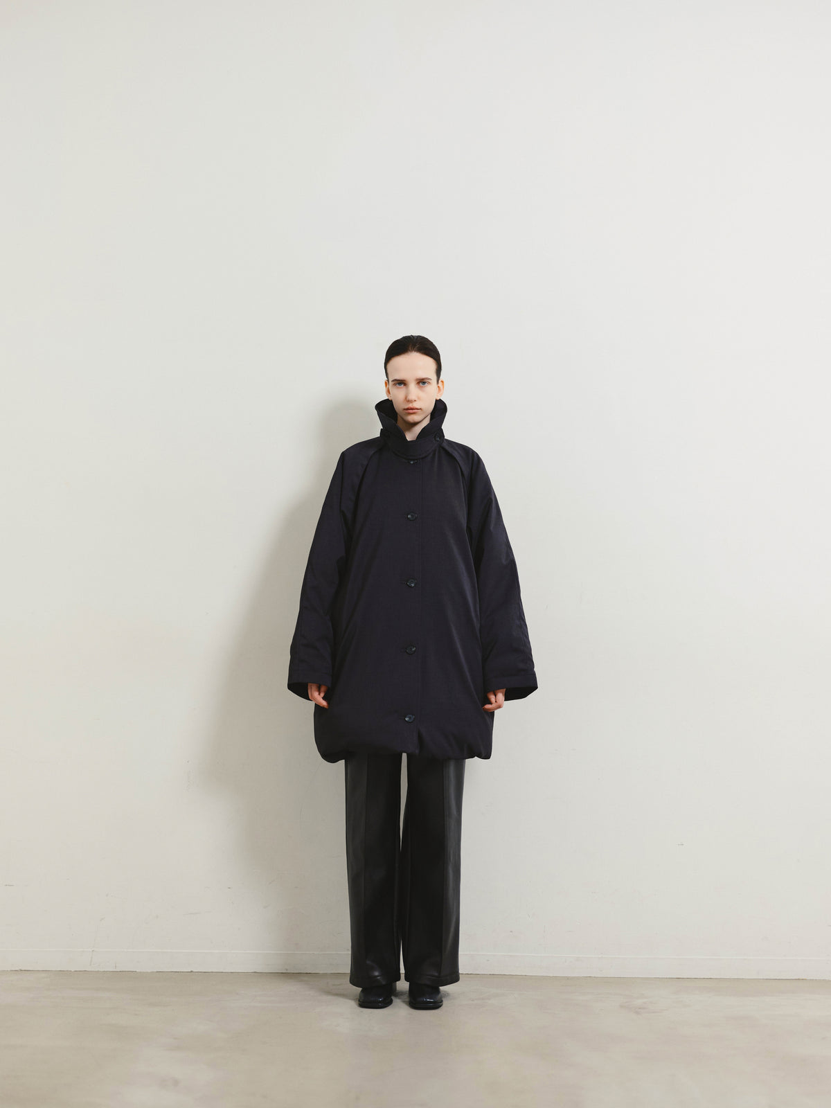 ラグランロングダウンコート／ RAGLAN LONG DOWN COAT