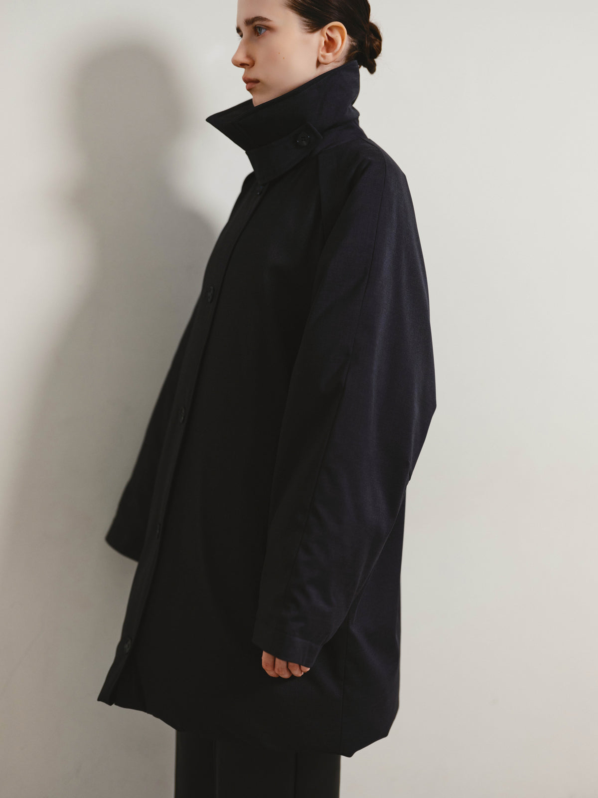 ラグランロングダウンコート／ RAGLAN LONG DOWN COAT