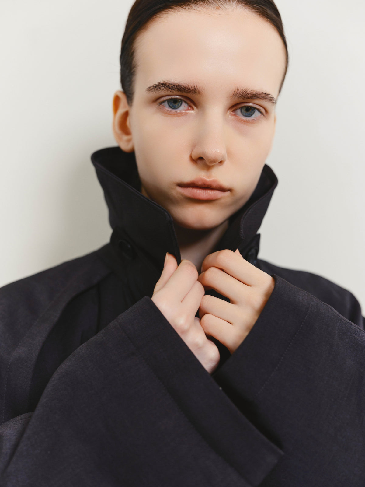 ラグランロングダウンコート／ RAGLAN LONG DOWN COAT
