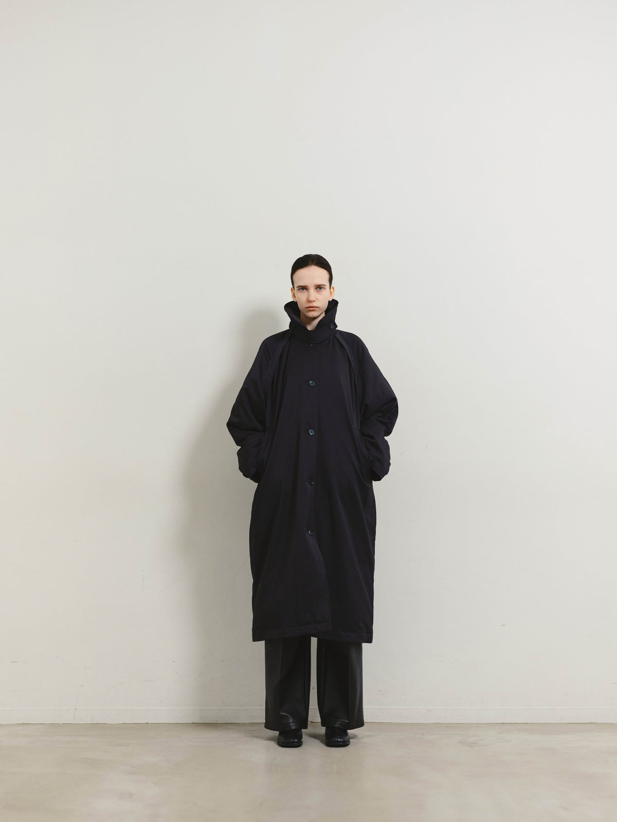 ラグランロングダウンコート／ RAGLAN LONG DOWN COAT