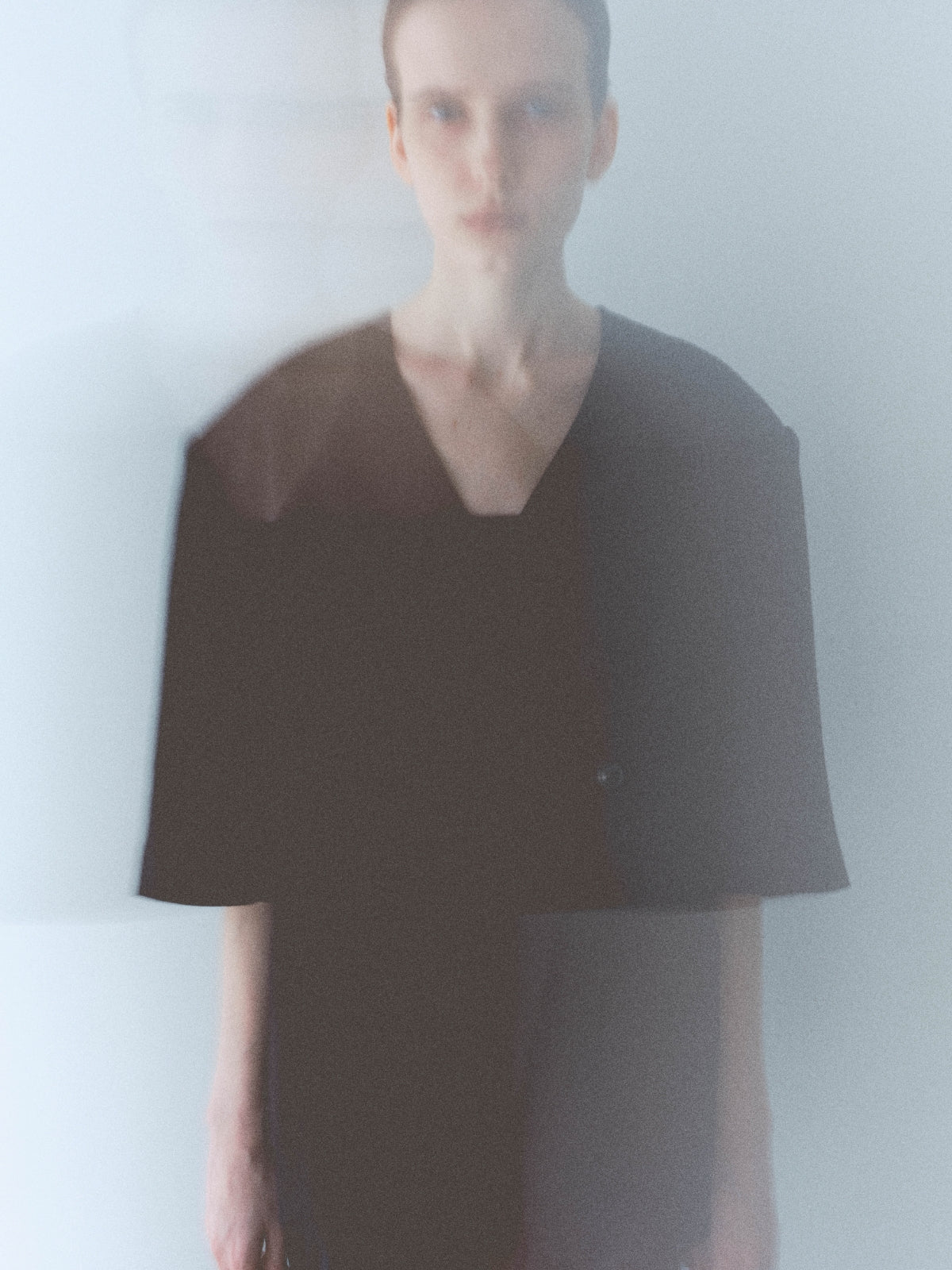 新品　MELT MODE STUDIO リネンタッチハーフスリーブジャケット リネンタッチハーフスリーブジャケット 𝖫𝗂𝗇𝖾𝗇-𝖳𝗈𝗎𝖼𝗁